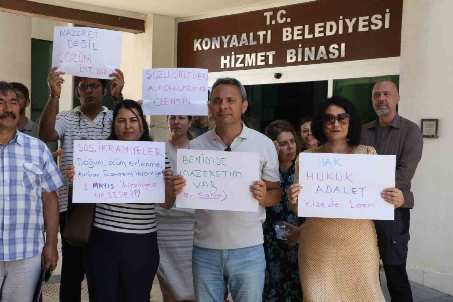 Tüm Bel-sen’den Konyaaltı Belediyesi’nden Alacakların Ödenmesi Çağrısı