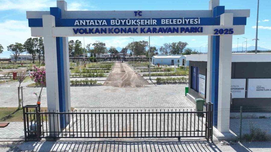 Büyükşehir Belediyesi’nden Lara’ya Yeni Karavan Parkı