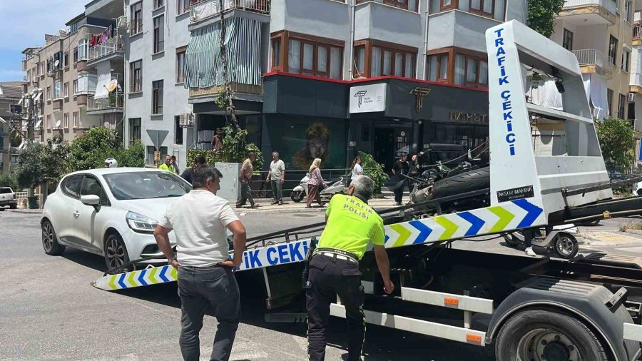 Alanya’da Motosiklet İle Otomobil Çarpıştı: 1 Yaralı