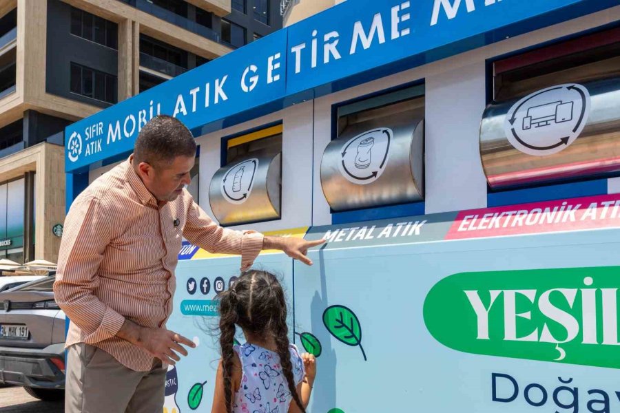 Mezitli’de Mobil Atık Getirme Merkezleri Hizmete Girdi
