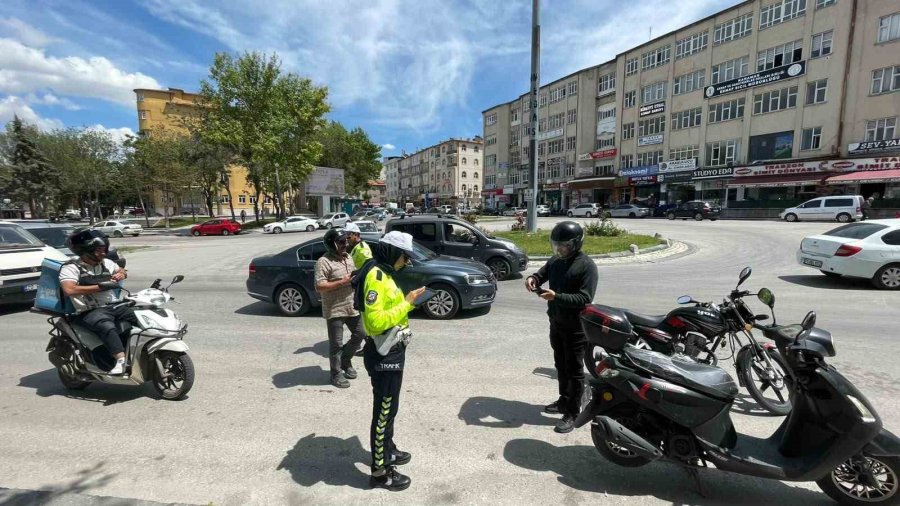 Karaman’da Motosiklet Denetimleri Arttı