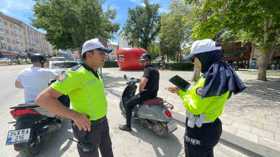 Karaman’da Motosiklet Denetimleri Arttı