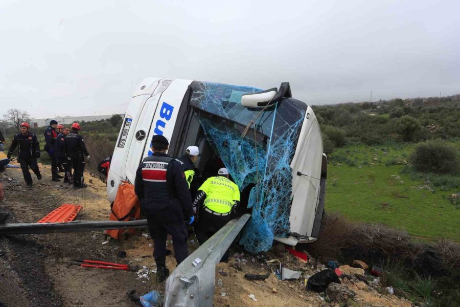 Antalya’da 10 Kişinin Hayatını Kaybettiği Otobüs Kazasında Bilirkişi Sürücüyü Kusurlu Buldu