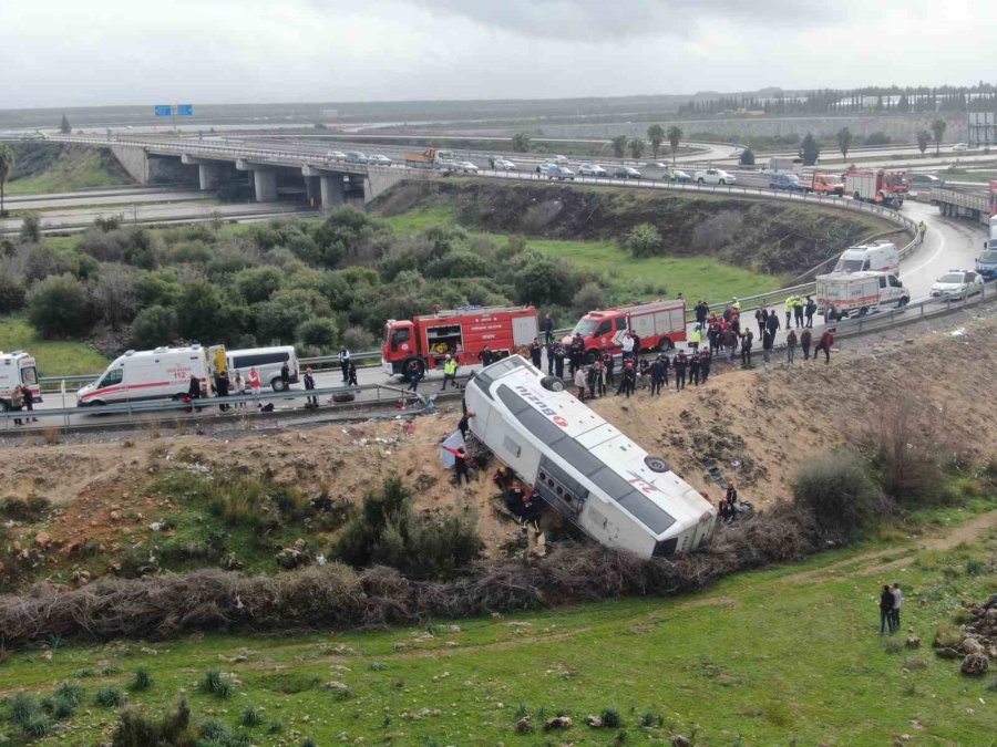Antalya’da 10 Kişinin Hayatını Kaybettiği Otobüs Kazasında Bilirkişi Sürücüyü Kusurlu Buldu