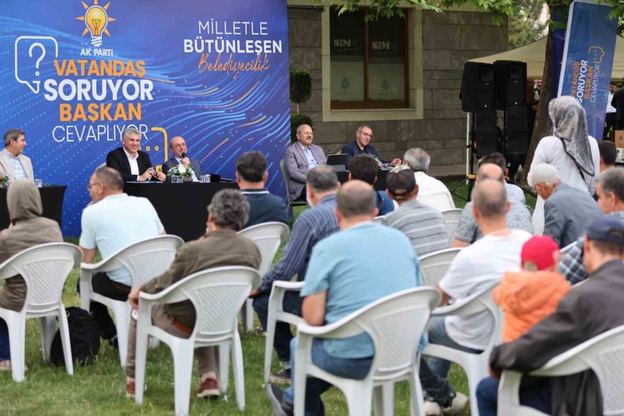 Başkan Pekyatırmacı Şeyh Şamil Ve Mehmet Akif Mahallelerinde Vatandaşların Sorularını Cevapladı