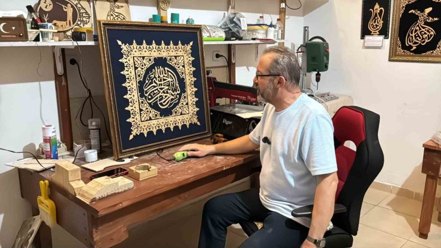 Ahşaba Sanatla Hayat Veriyor: 12 Yıllık Naht Tutkusu
