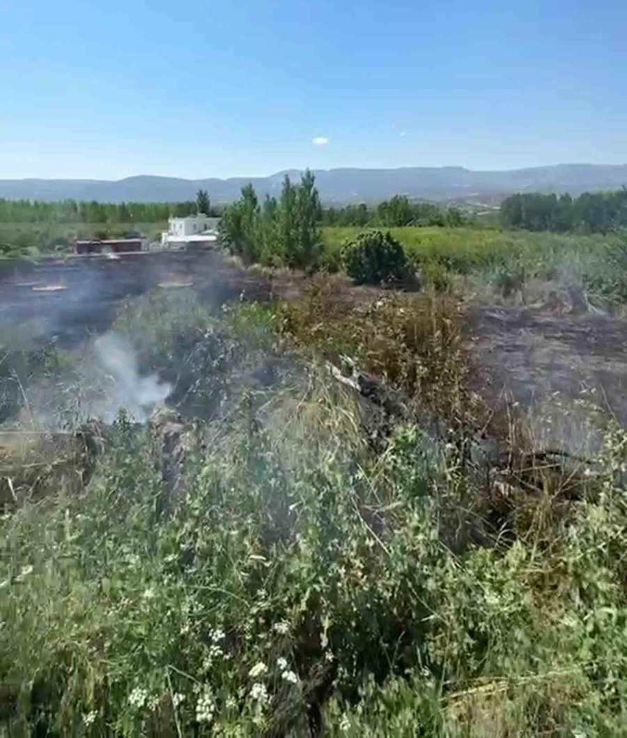 Mersin Mut’ta Yangın: 15 Dönüm Bahçe Zarar Gördü