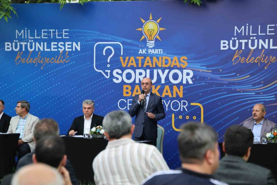 Başkan Pekyatırmacı Şeyh Şamil Ve Mehmet Akif Mahallelerinde Vatandaşların Sorularını Cevapladı