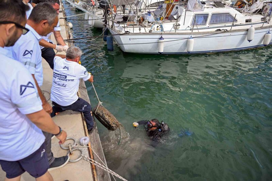 Mersin’de Deniz Dibinden Çıkan Atıklar Şaşırttı