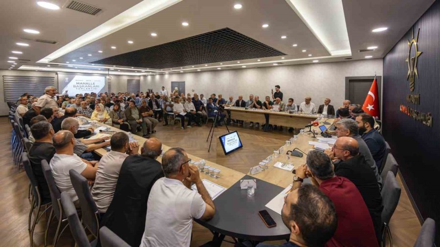 Ak Parti Konya’da Merkez İlçe Mahalle Başkanlarıyla İstişare Toplantısı