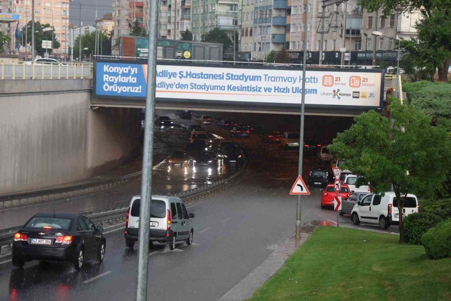 Konya’da Sağanak Etkili Oldu