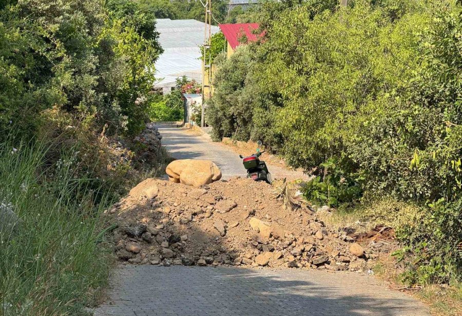 Bozyazı’da Yol Krizi Büyüyor: Alternatif Güzergah Da Kapatıldı