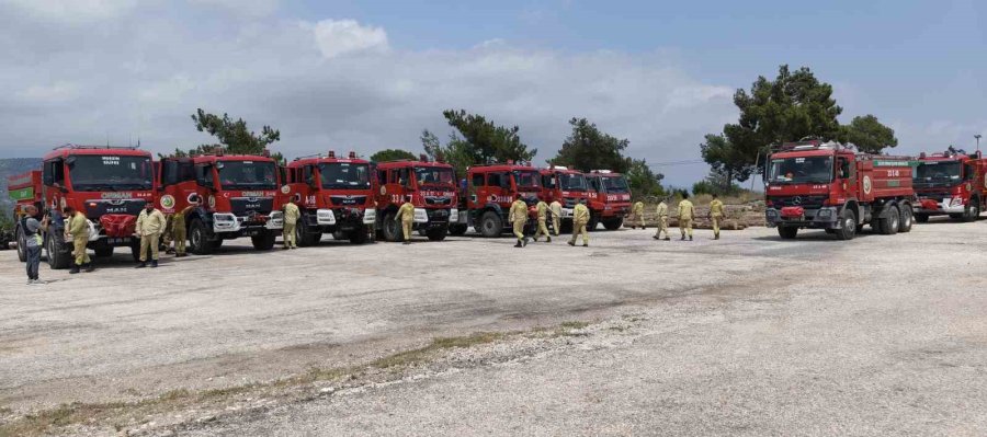 Mersin’de Gerçeğini Aratmayan Orman Yangını Tatbikatı