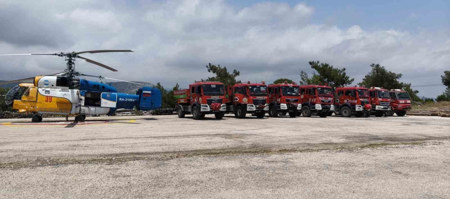 Mersin’de Gerçeğini Aratmayan Orman Yangını Tatbikatı