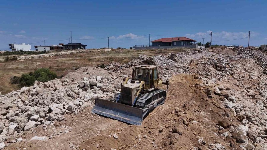 Aksu’da Yeni İmar Yolu Çalışmaları Devam Ediyor