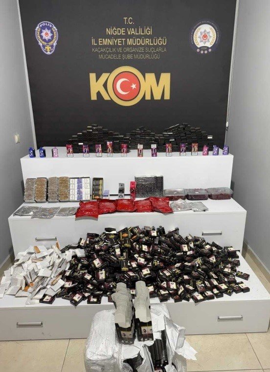 Niğde’de Kaçakçılık Operasyonu: 20 Şüpheliye İşlem Yapıldı
