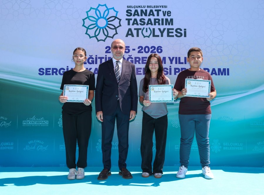 Selçuklu Sanat Ve Tasarım Atölyesi’nde Yıl Sonu Sergisi İle Dönem Tamamlandı