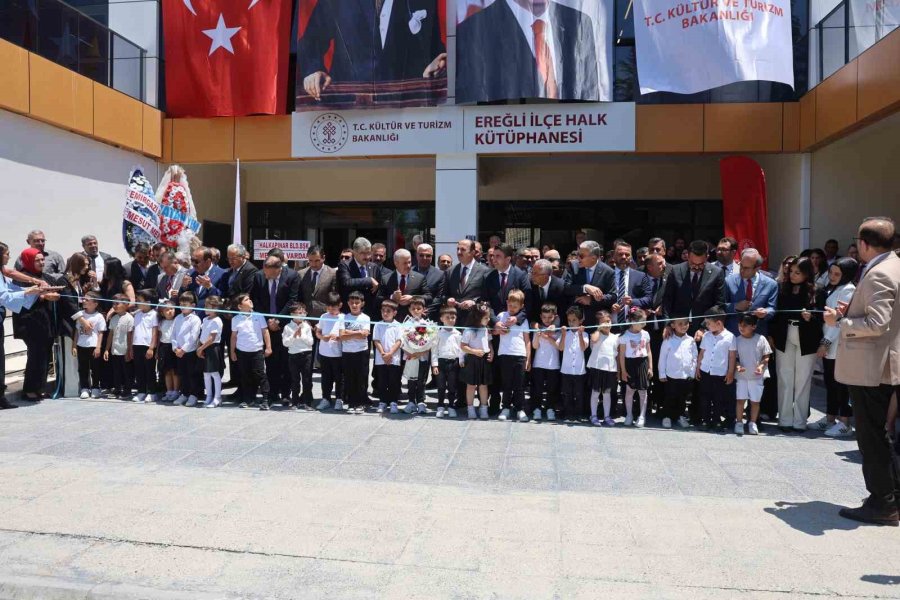 Ticaret Bakanı Ömer Bolat Konya’da Kütüphane Açılışına Katıldı