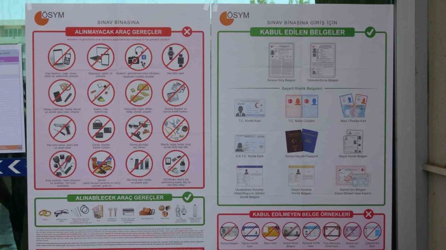 Antalya’da Yks’de İkinci Gün Heyecanı