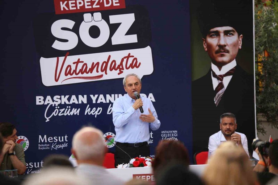 Kepez Belediye Başkanı Mesut Kocagöz Vatandaşlarla Buluştu