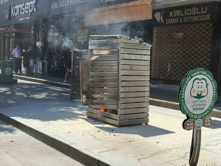 Antalya’da Elektrik Trafosunda Çıkan Yangın Kokuttu