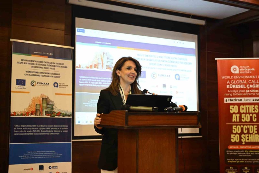 Antalya Büyükşehir Belediyesi, Clımaax Projesi Kapsamında Çalıştay Düzenledi