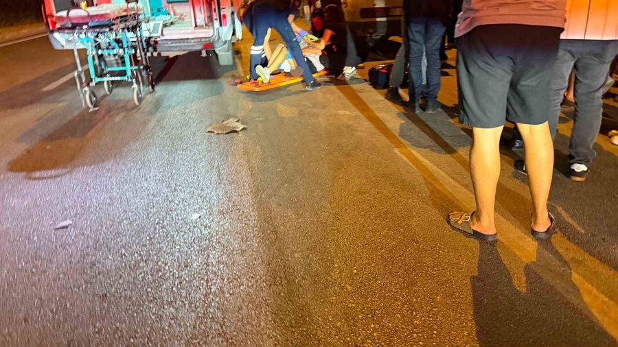 Gazipaşa’da Aracın Çarptığı Yaya Yaralandı