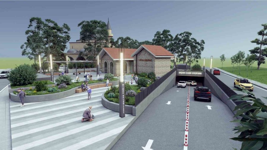 Katlı Otopark Ve Dışarı Camii Meydan Projesinde Çalışmalar Başladı