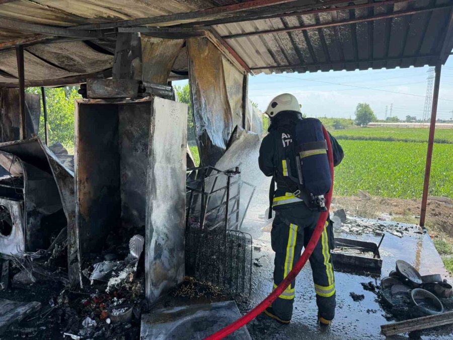 Besiciye Ait Konteyner, Yangında Kullanılamaz Hale Geldi