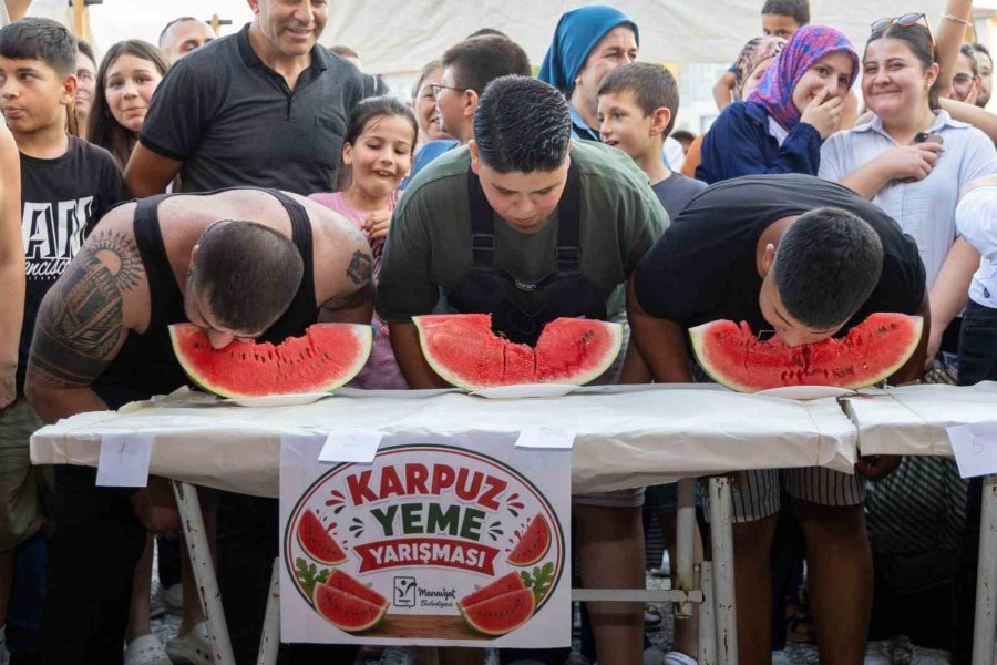 Manavgat Belenobası Karpuz Şenliği’nde Bereket Ve Coşku Bir Araya Geldi