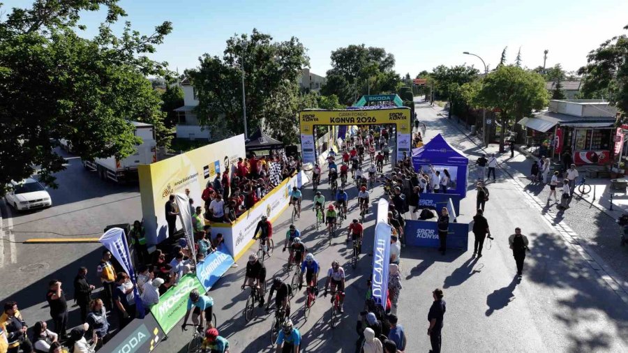 Avrupa Bisiklet Başkenti Konya’da Granfondo Bisiklet Yol Yarışı Heyecanı Yaşandı