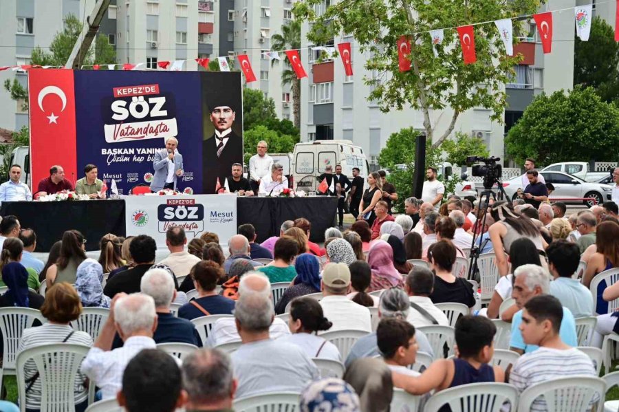 Kepez’de "söz Vatandaşta" Buluşmasının İkincisi Düzenlendi