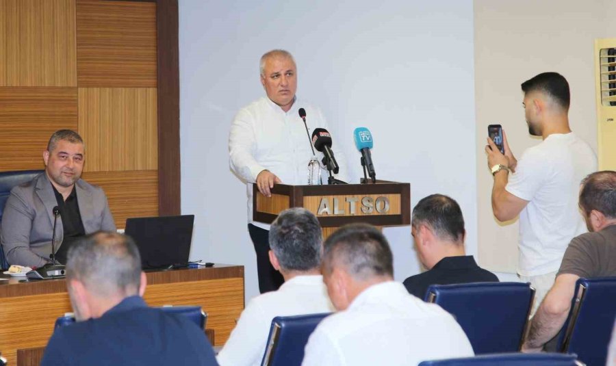 Altso Başkanı Erdem: "artık Konum Olarak Daha Uygun Modern Bir Vergi Dairesine İhtiyacımız Var"