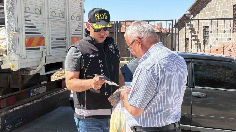 Niğde Polisinden Uyuşturucuya Karşı Bilinçlendirme Seferberliği