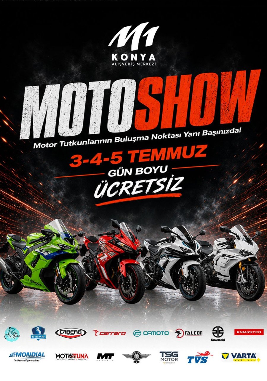 Motor Tutkunları M1 Konya Avm’de Buluşuyor
