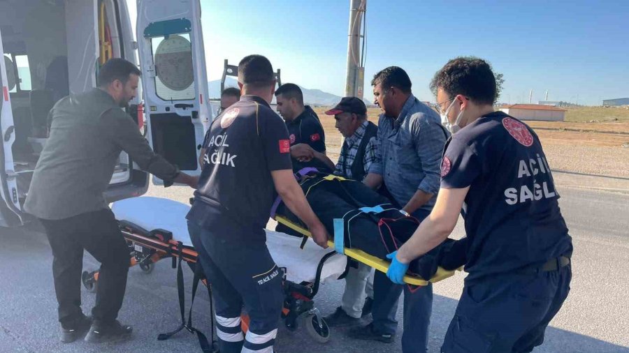 Karaman’da Motosiklet Kazası: 1 Yaralı