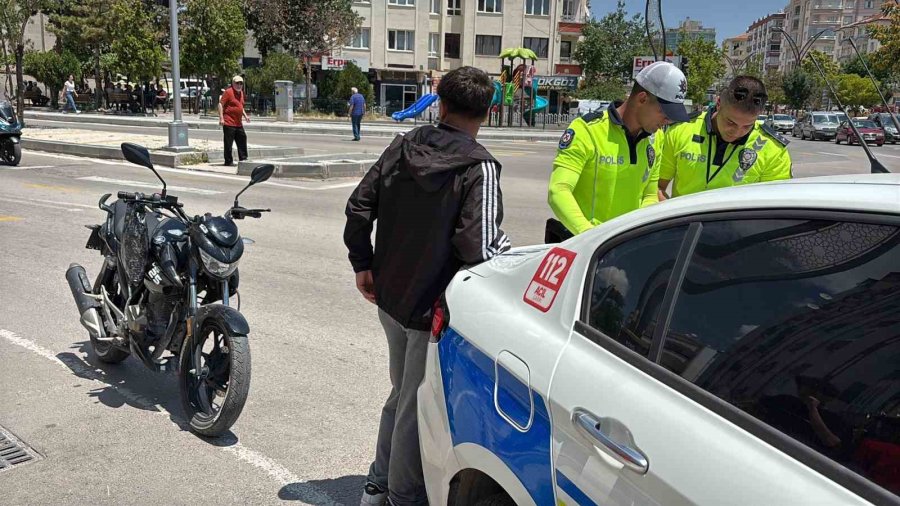Sigortasız Motosiklete Trafikten Men, Sürücüye 85 Bin Lira Ceza