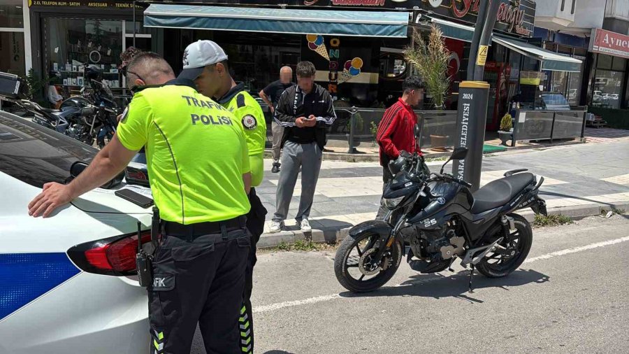 Sigortasız Motosiklete Trafikten Men, Sürücüye 85 Bin Lira Ceza