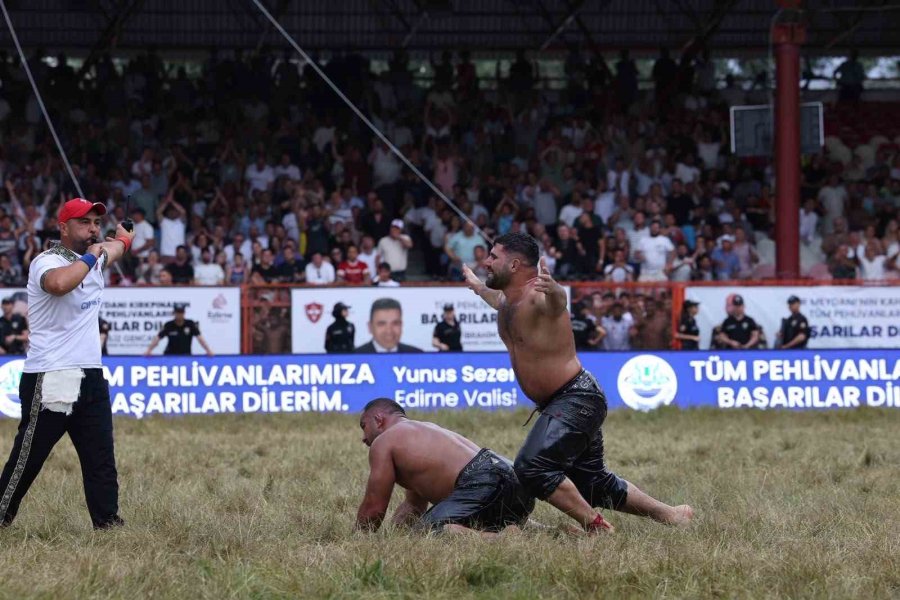 665. Tarihi Kırkpınar Yağlı Güreşleri Başpehlivanı Erkan Taş: "çocukluk Hayalimizdi"