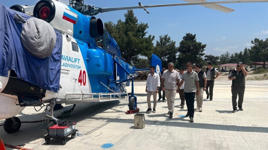 Mersin’de Yangın Ekibinin Çalışmaları Yerinde İncelendi