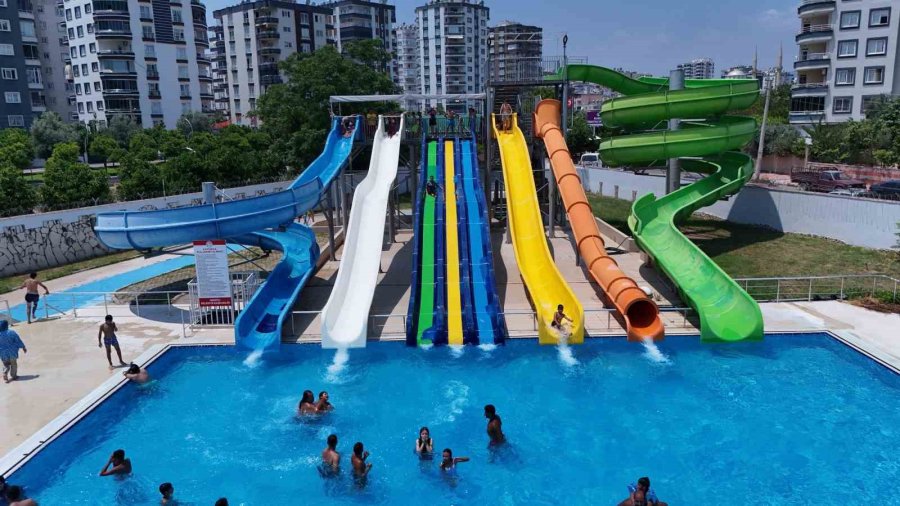 Mezitli Belediyesi Su Parkı Yaz Sezonuna Kapılarını Açtı