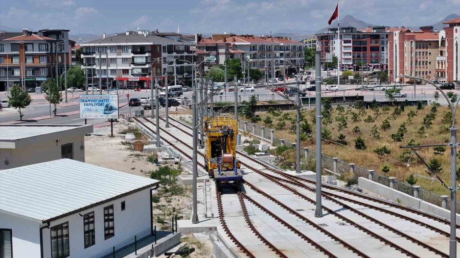 Başkan Altay: "adliye-şehir Hastanesi Tramvay Uzatma Hattında Test Sürüşleri Öncesi Son Aşamaya Geldik"