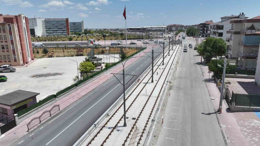 Başkan Altay: "adliye-şehir Hastanesi Tramvay Uzatma Hattında Test Sürüşleri Öncesi Son Aşamaya Geldik"