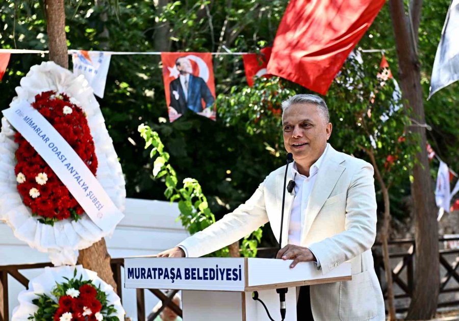 Muratpaşa Belediyesi, Mimar Nejat Üreğen’in Adını Kaleiçi’nde Yaşatacak