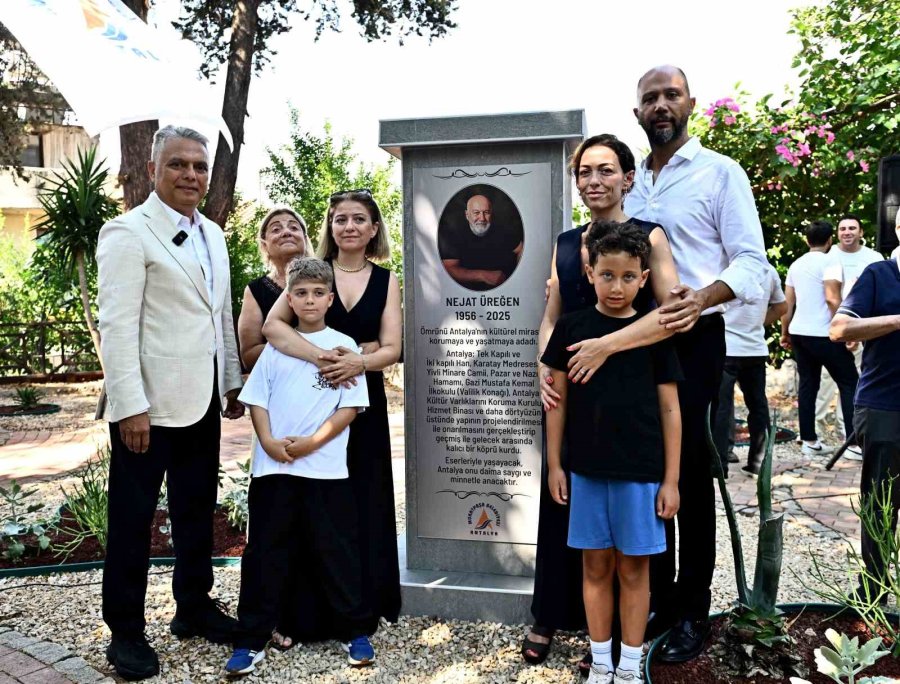 Muratpaşa Belediyesi, Mimar Nejat Üreğen’in Adını Kaleiçi’nde Yaşatacak