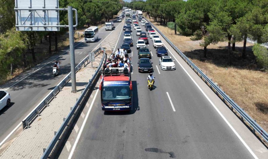 Kırkpınar Başpehlivanı Erkan Taş’a Antalya’da Coşkulu Karşılama