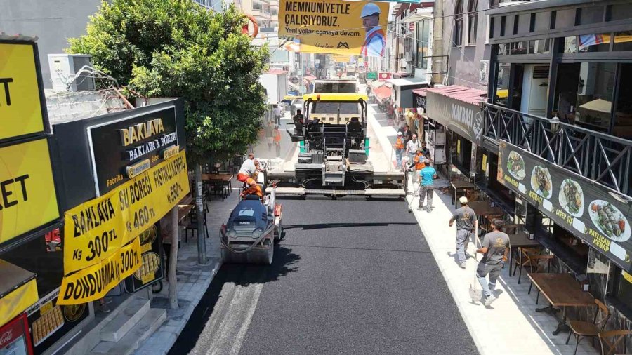 Mersin’de İki Önemli Güzergahta Asfalt Çalışması