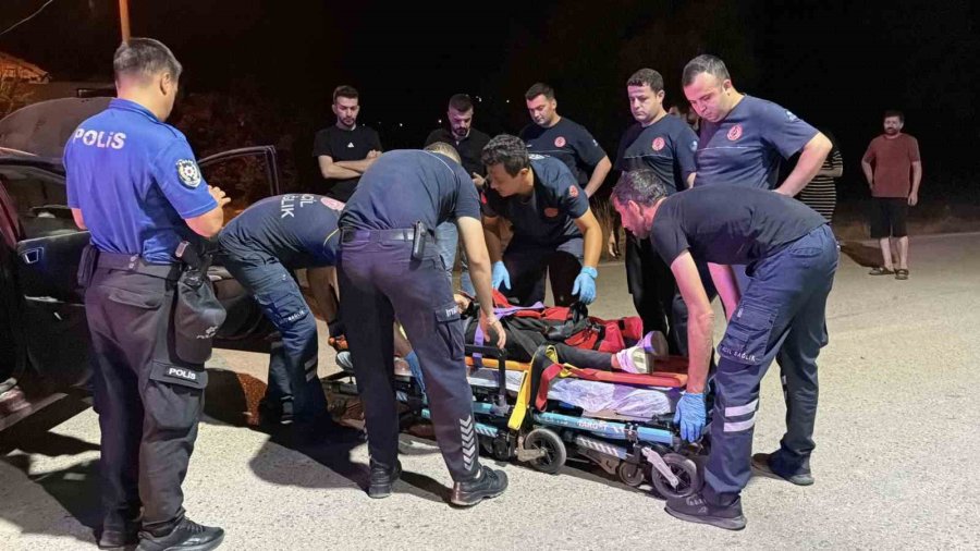 Gazipaşa’da Otomobil Takla Attı: 4 Yaralı