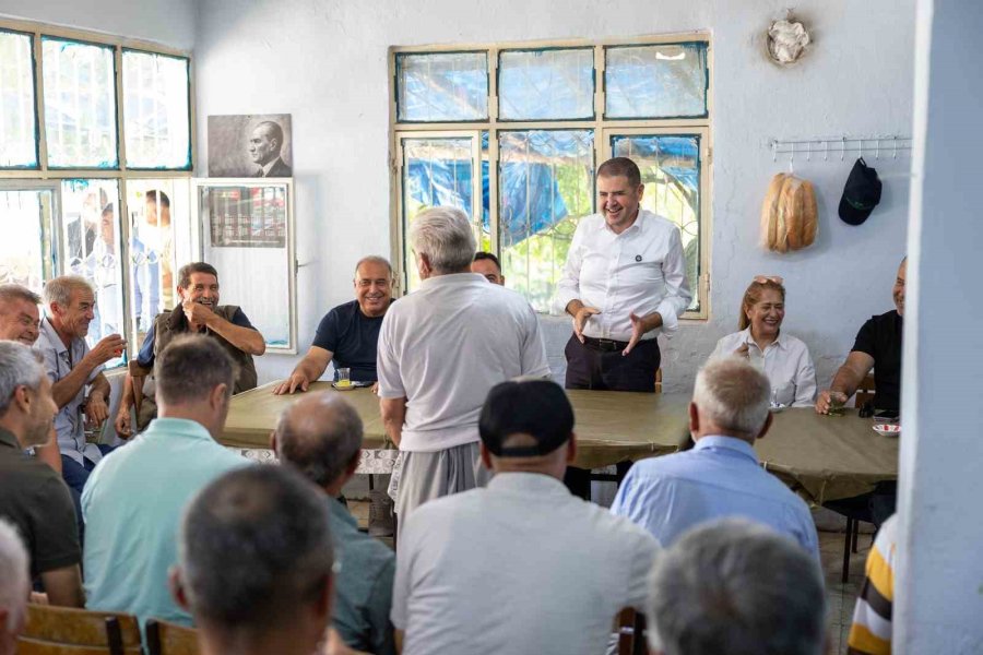 Mezitli’de Kırsal Mahallelere Hizmet Mesaisi