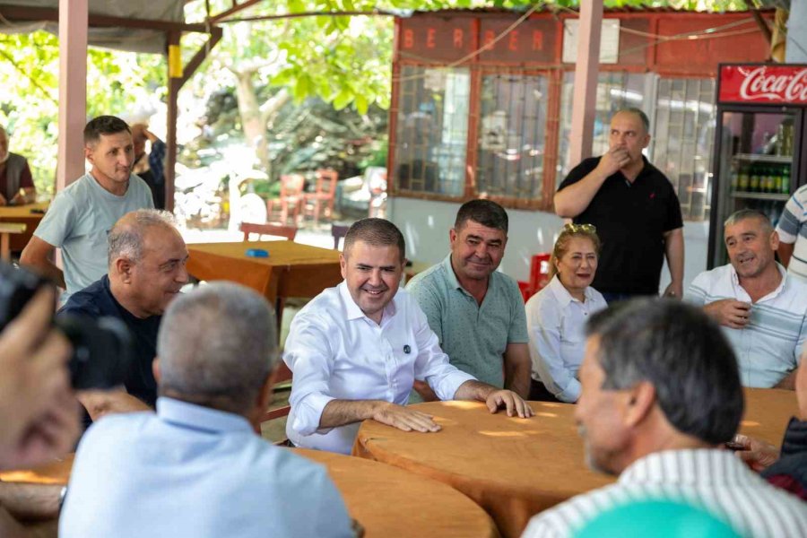 Mezitli’de Kırsal Mahallelere Hizmet Mesaisi